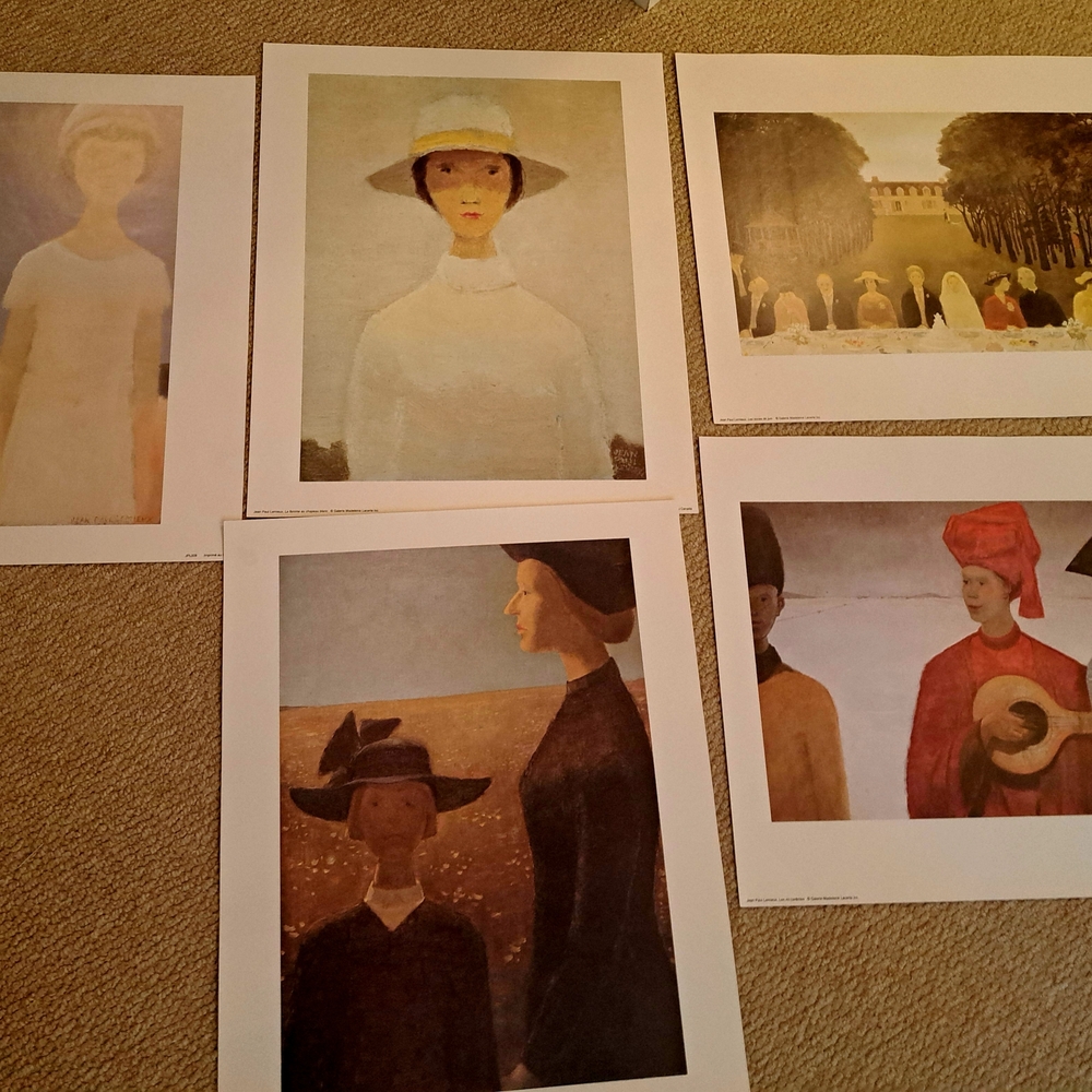 Set of Art Prints with Various Portraits